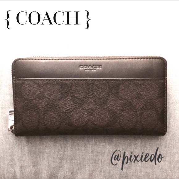 Coach Other - {Coach}  Signature PVC and leather wallet